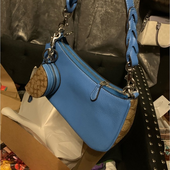 Coach blue signature Jamie crossbody - Picture 3 of 8